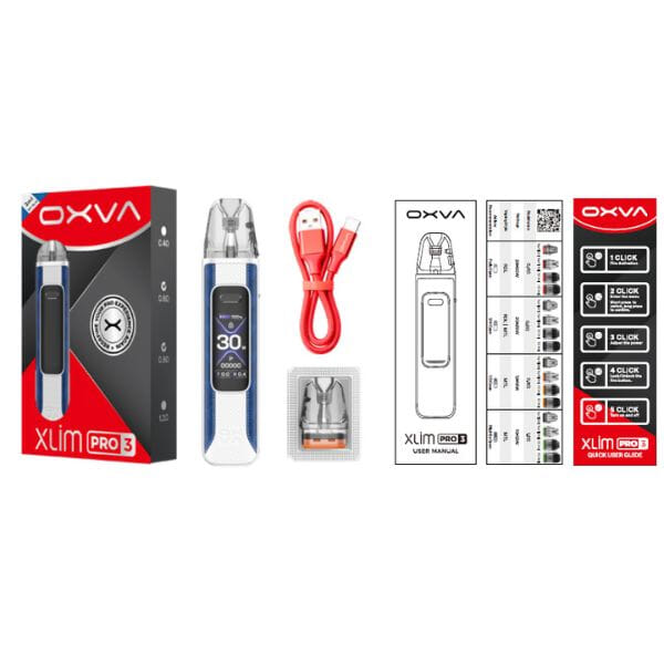 Contenu du Kit XLIM PRO 3 OXVA